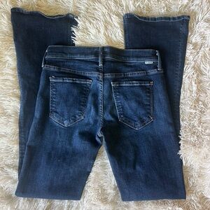 MOTHER Dark Blue Straight Leg Jeans